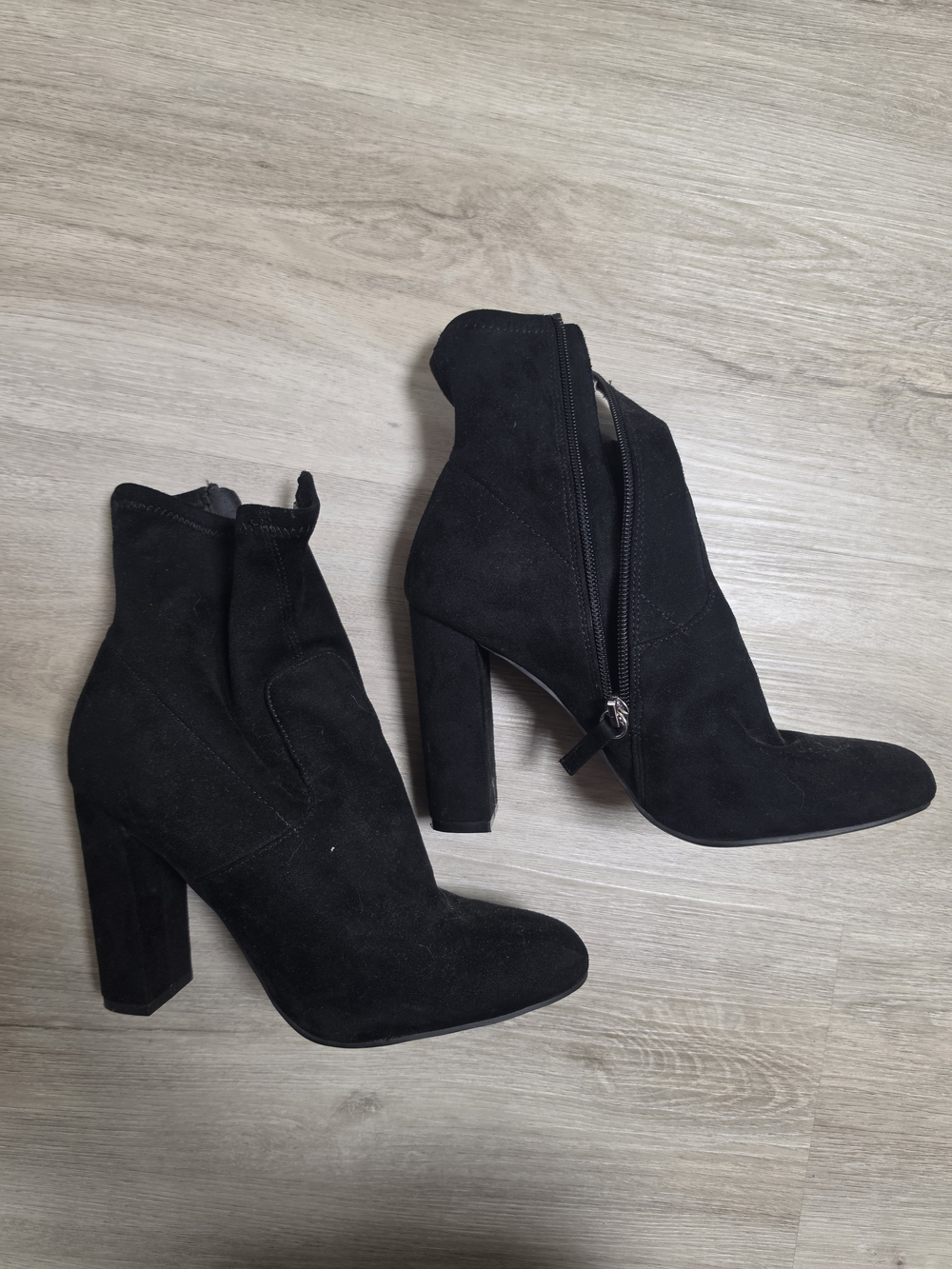 Steve Madden Black Ankle Booties